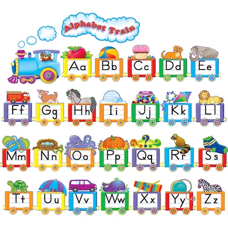 Teacher Created Resources Alphabet Train Bulletin Board Display Set TCR4421